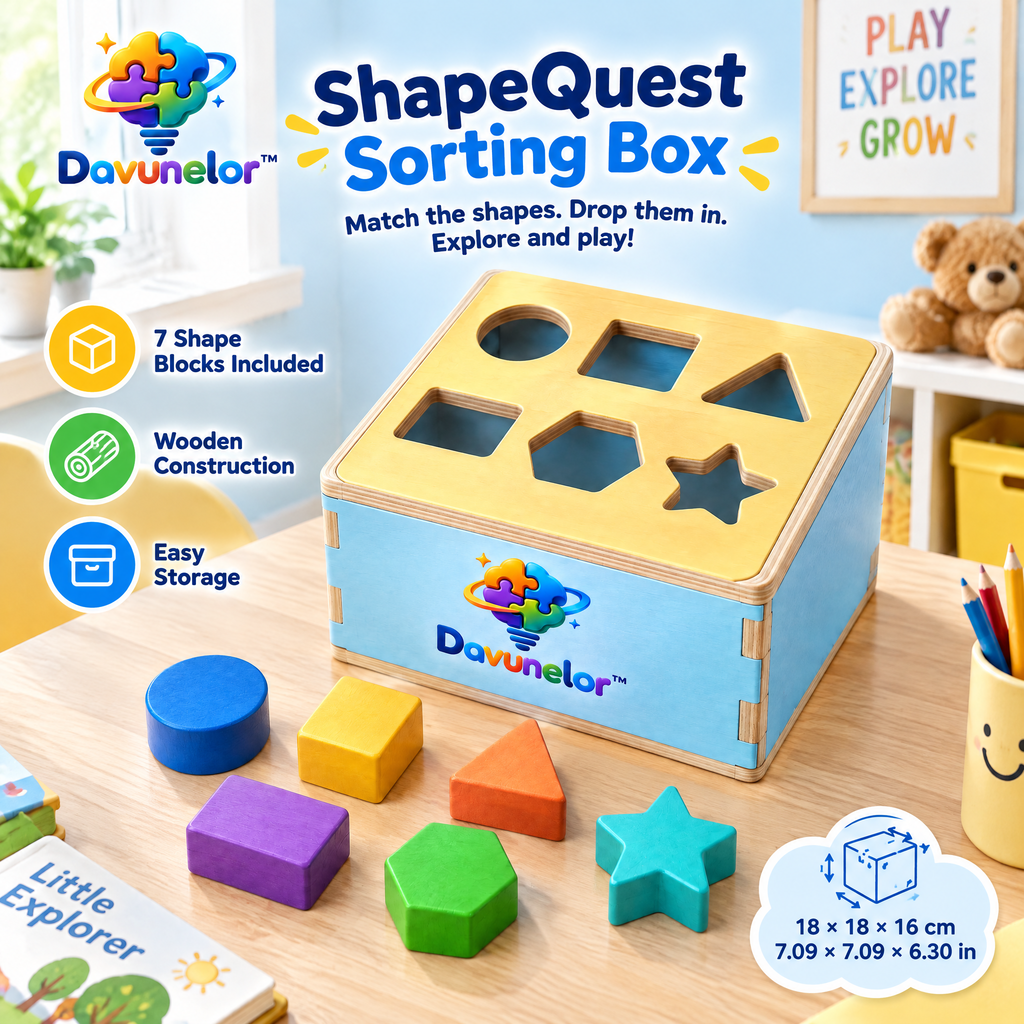 Davunelor ShapeQuest Sorting Box — product view 5