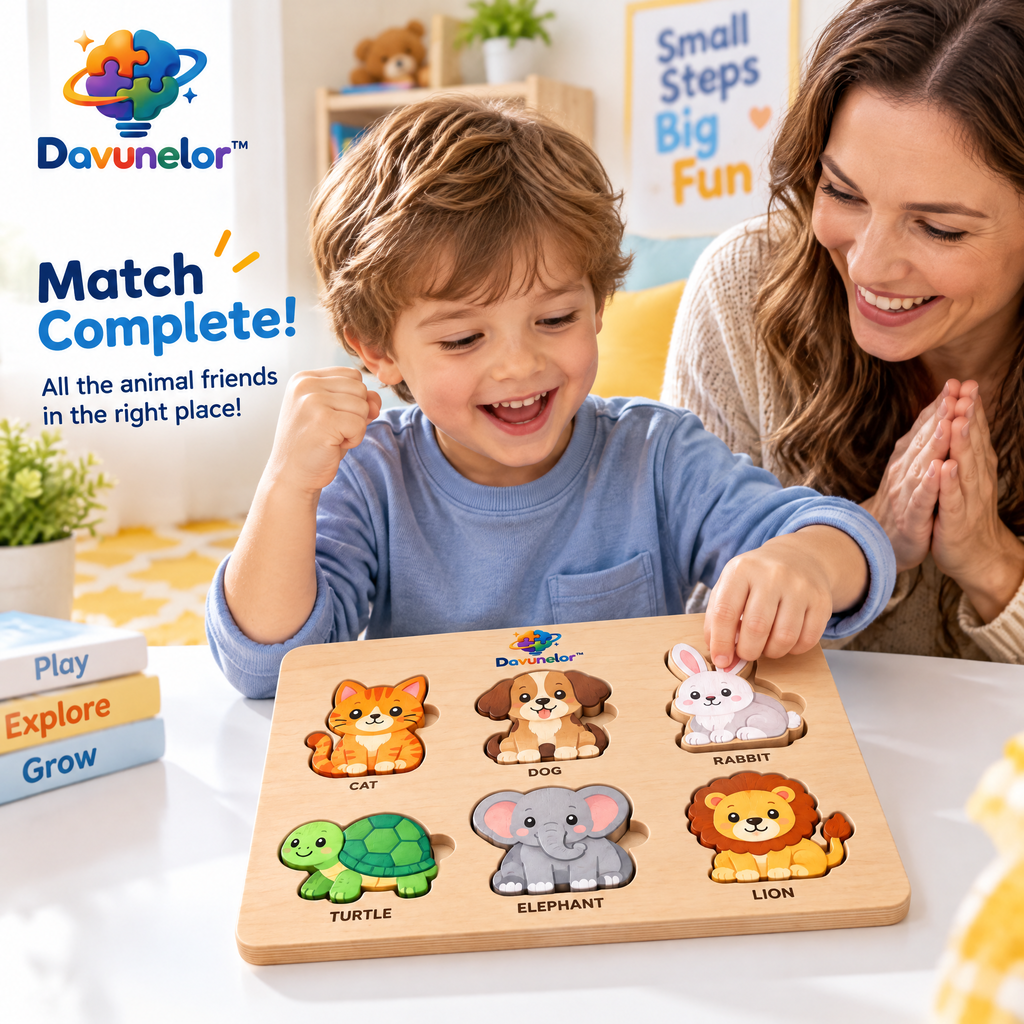 Davunelor AnimalMatch Puzzle Set — product view 1