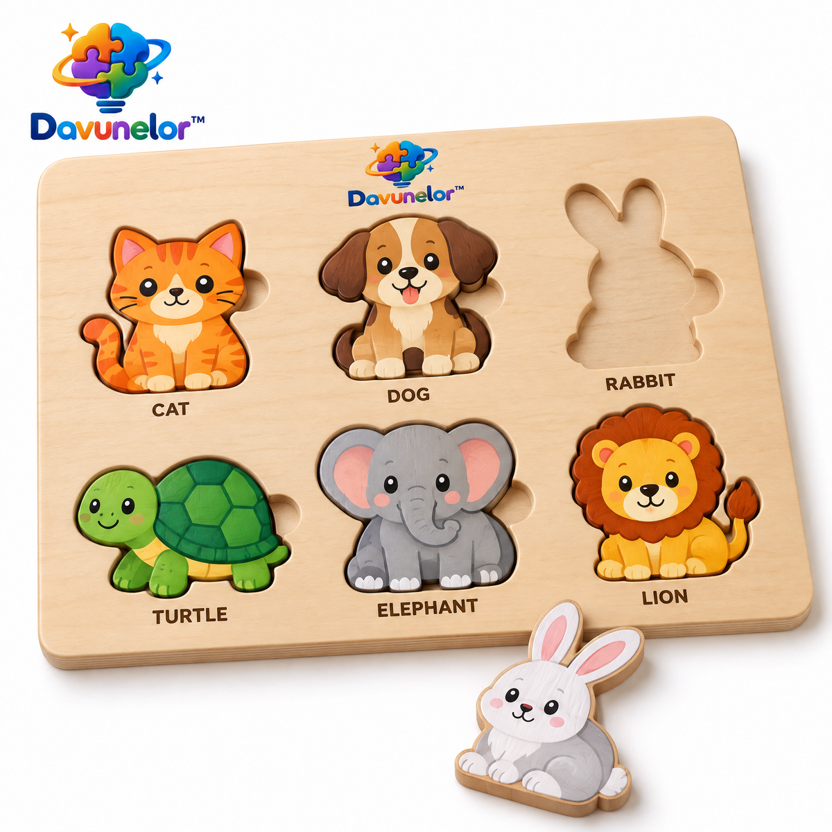 Davunelor AnimalMatch Puzzle Set — product view 2