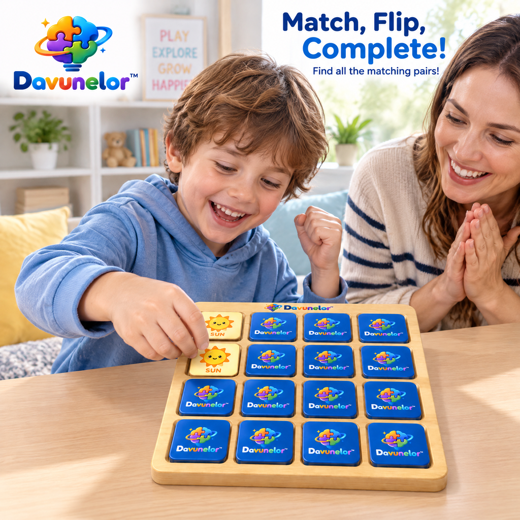 Davunelor MemoryFlip Matching Game — product view 1