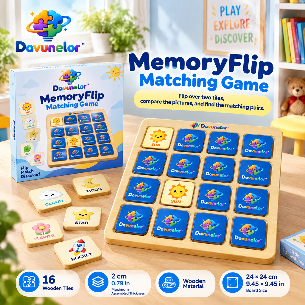 Davunelor MemoryFlip Matching Game — product view 5