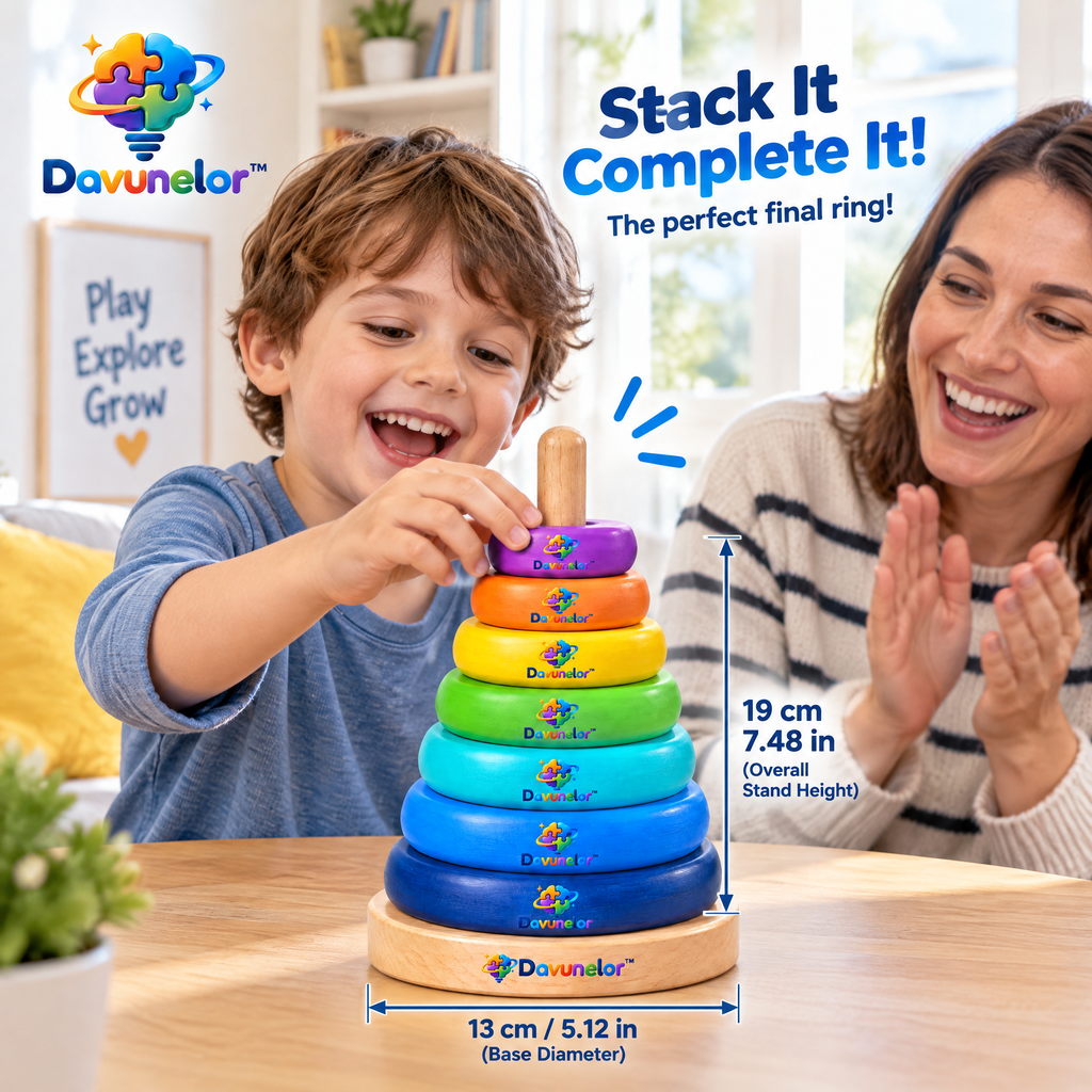 Davunelor SizeSort Stacking Rings — product view 1