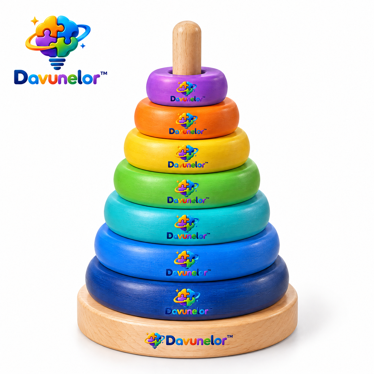 Davunelor SizeSort Stacking Rings — product view 2
