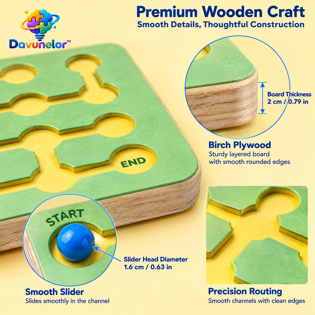 Davunelor LogicPath Maze Board — product view 4