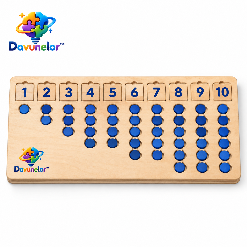 Davunelor NumberNest Counting Board — product view 2