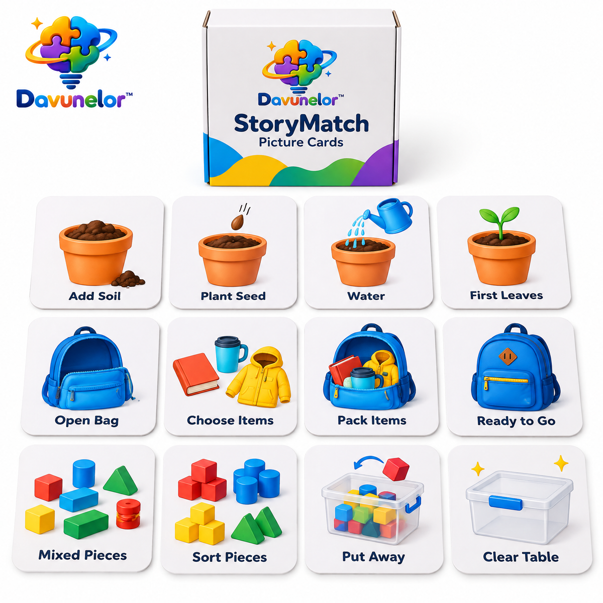 Davunelor StoryMatch Picture Cards — product view 2