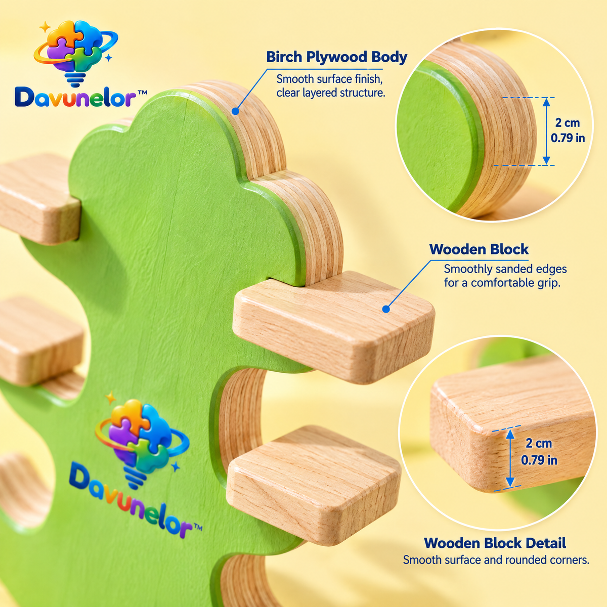 Davunelor BalanceTree Stacking Toy — product view 3